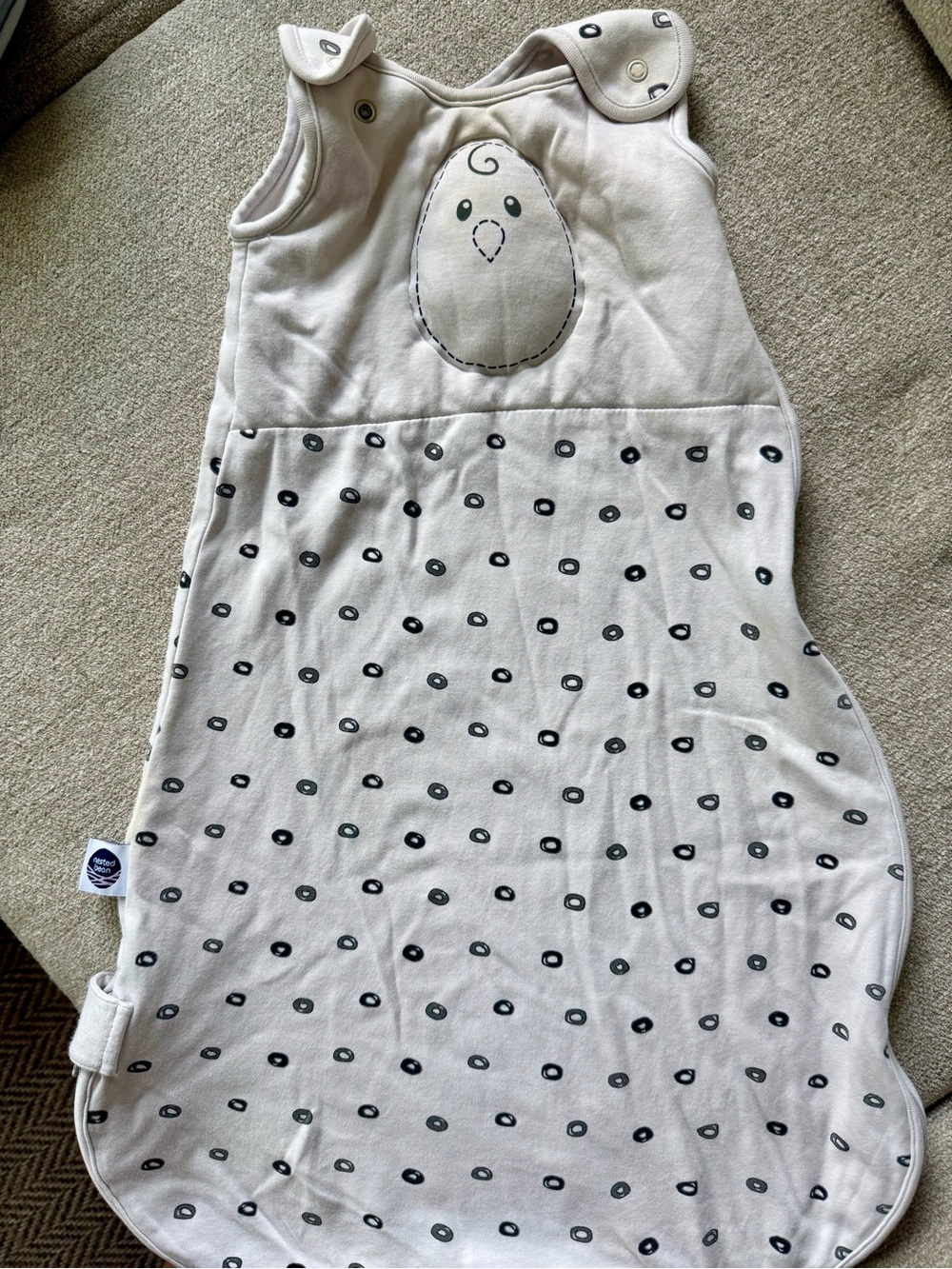 Nested bean sleep sack